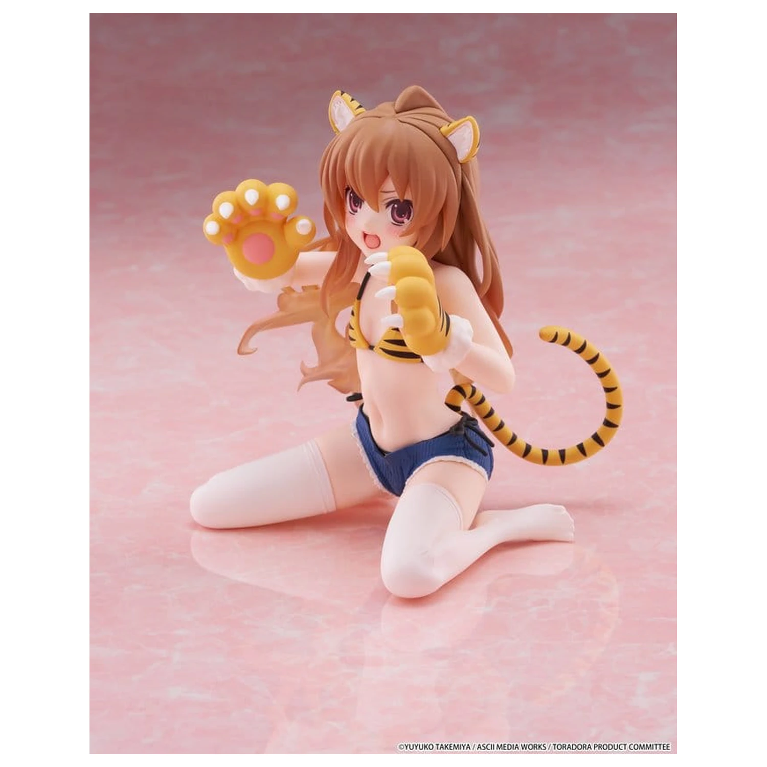 Toradora! Desktop Cute PVC figúrka Taiga Aisaka (Tiger Costume Swimwear Ver.) 13 cm produktová fotografia