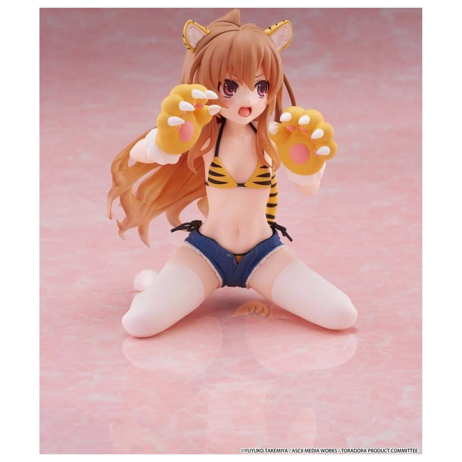 Toradora! Desktop Cute PVC figúrka Taiga Aisaka (Tiger Costume Swimwear Ver.) 13 cm produktová fotografia