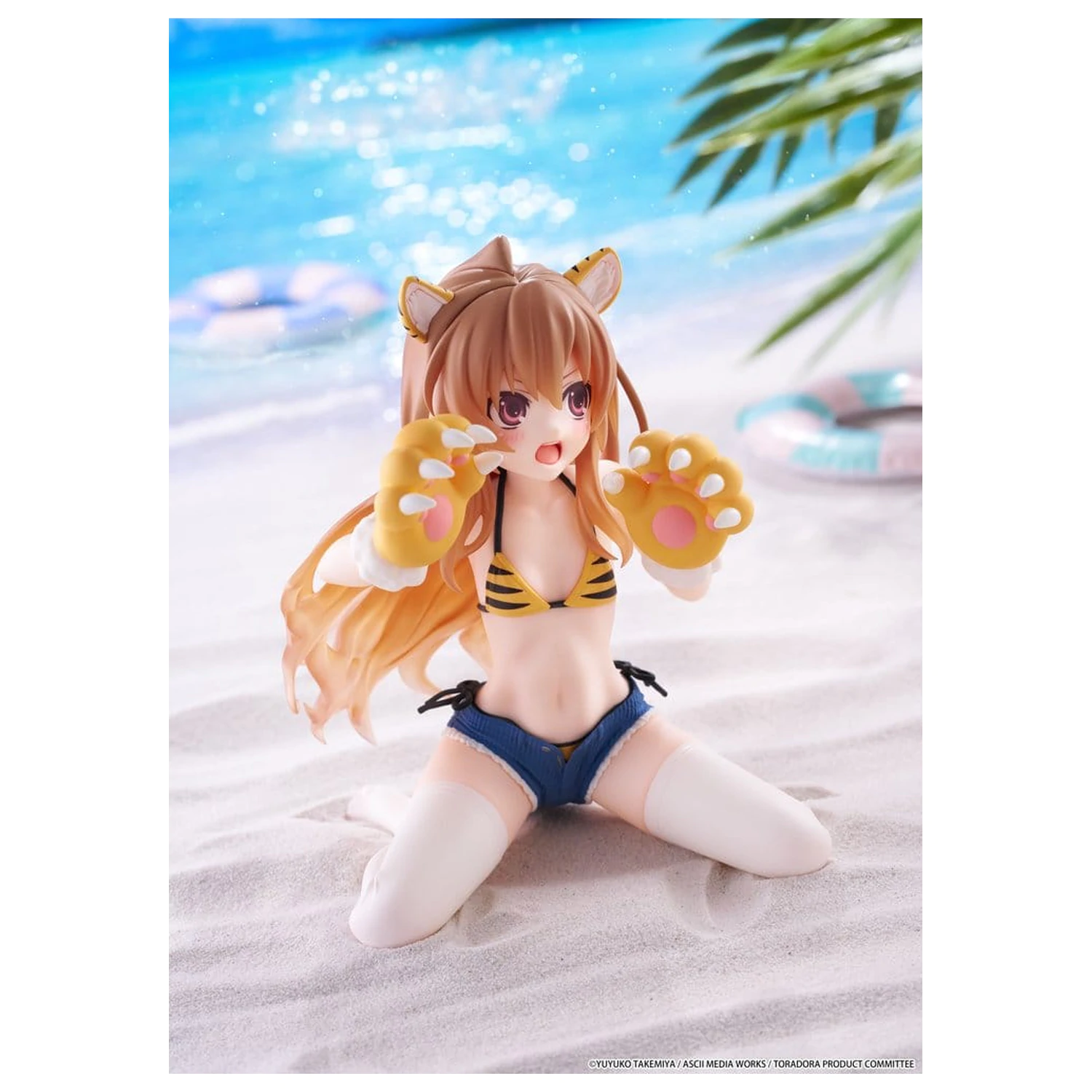 Toradora! Desktop Cute PVC figúrka Taiga Aisaka (Tiger Costume Swimwear Ver.) 13 cm produktová fotografia