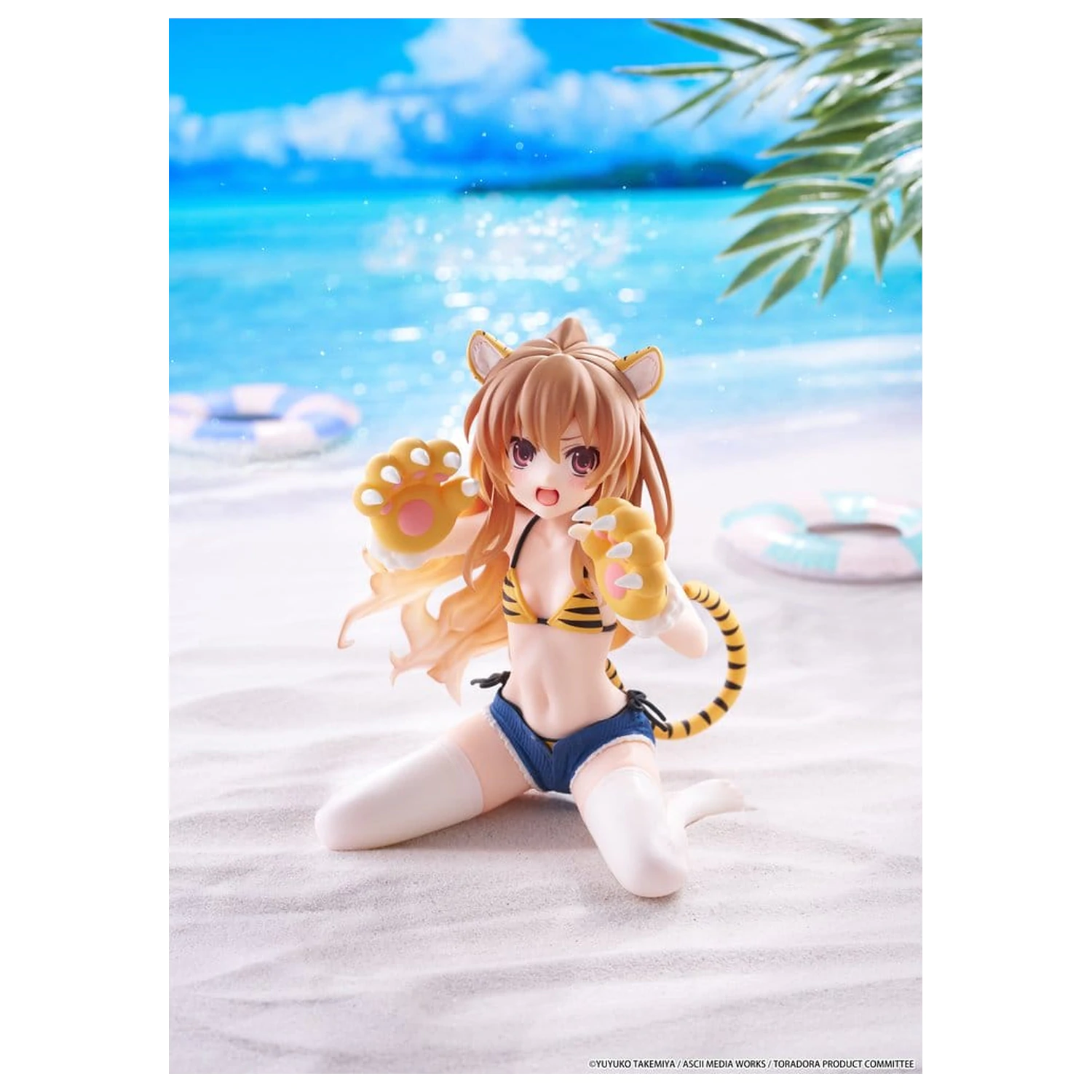 Toradora! Desktop Cute PVC figúrka Taiga Aisaka (Tiger Costume Swimwear Ver.) 13 cm produktová fotografia