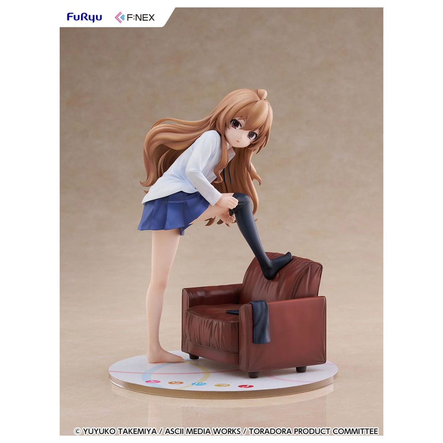 Toradora! F:NEX PVC socha 1/7 Taiga Aisaka 18 cm produktová fotografia