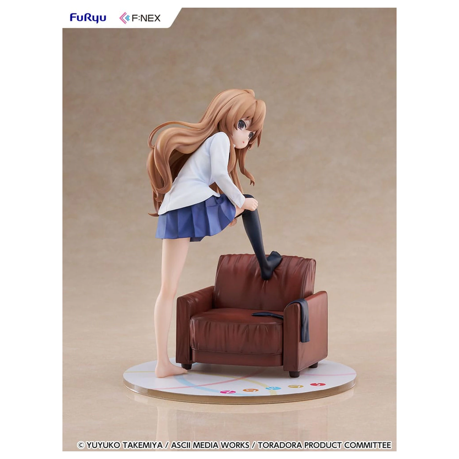 Toradora! F:NEX PVC socha 1/7 Taiga Aisaka 18 cm produktová fotografia