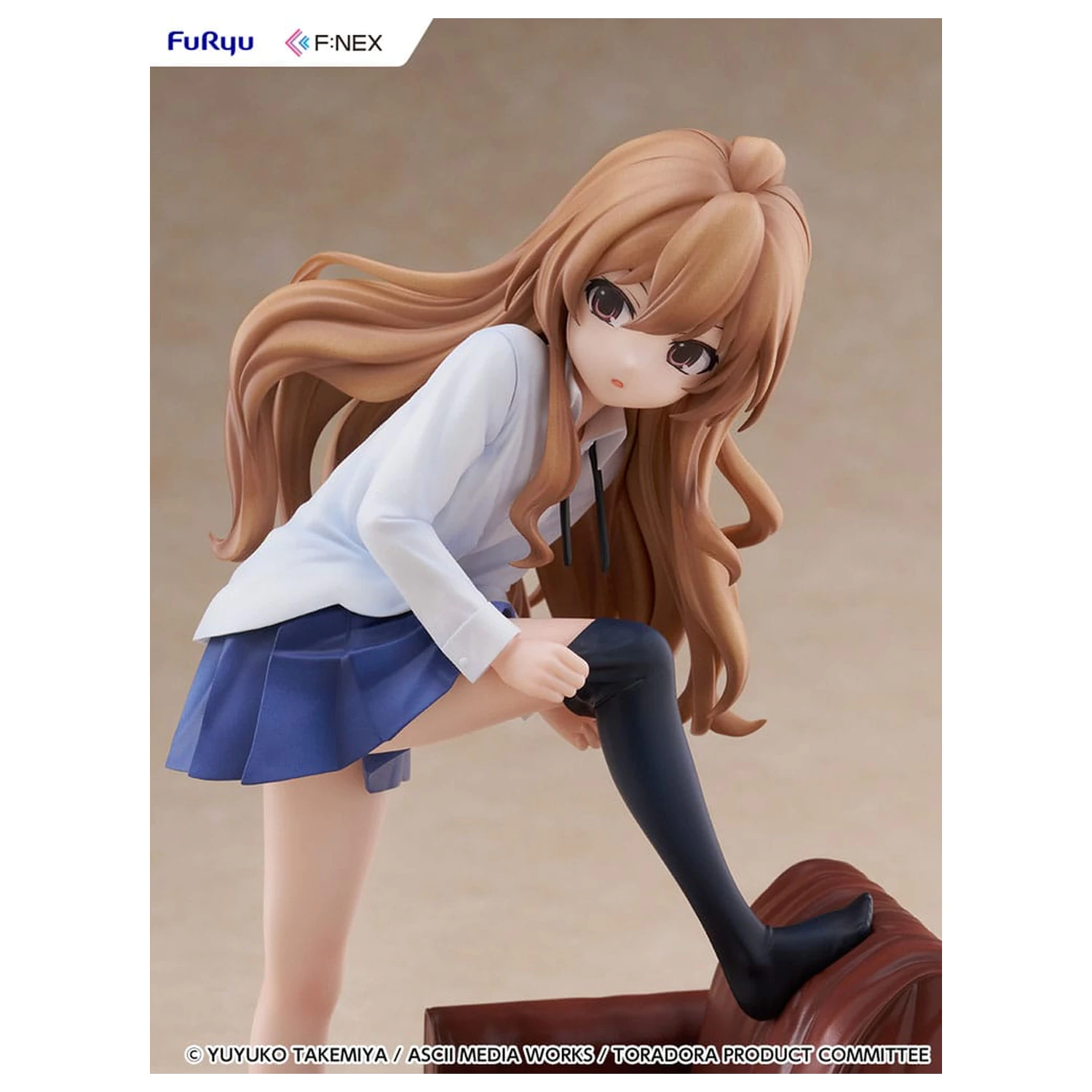 Toradora! F:NEX PVC socha 1/7 Taiga Aisaka 18 cm produktová fotografia