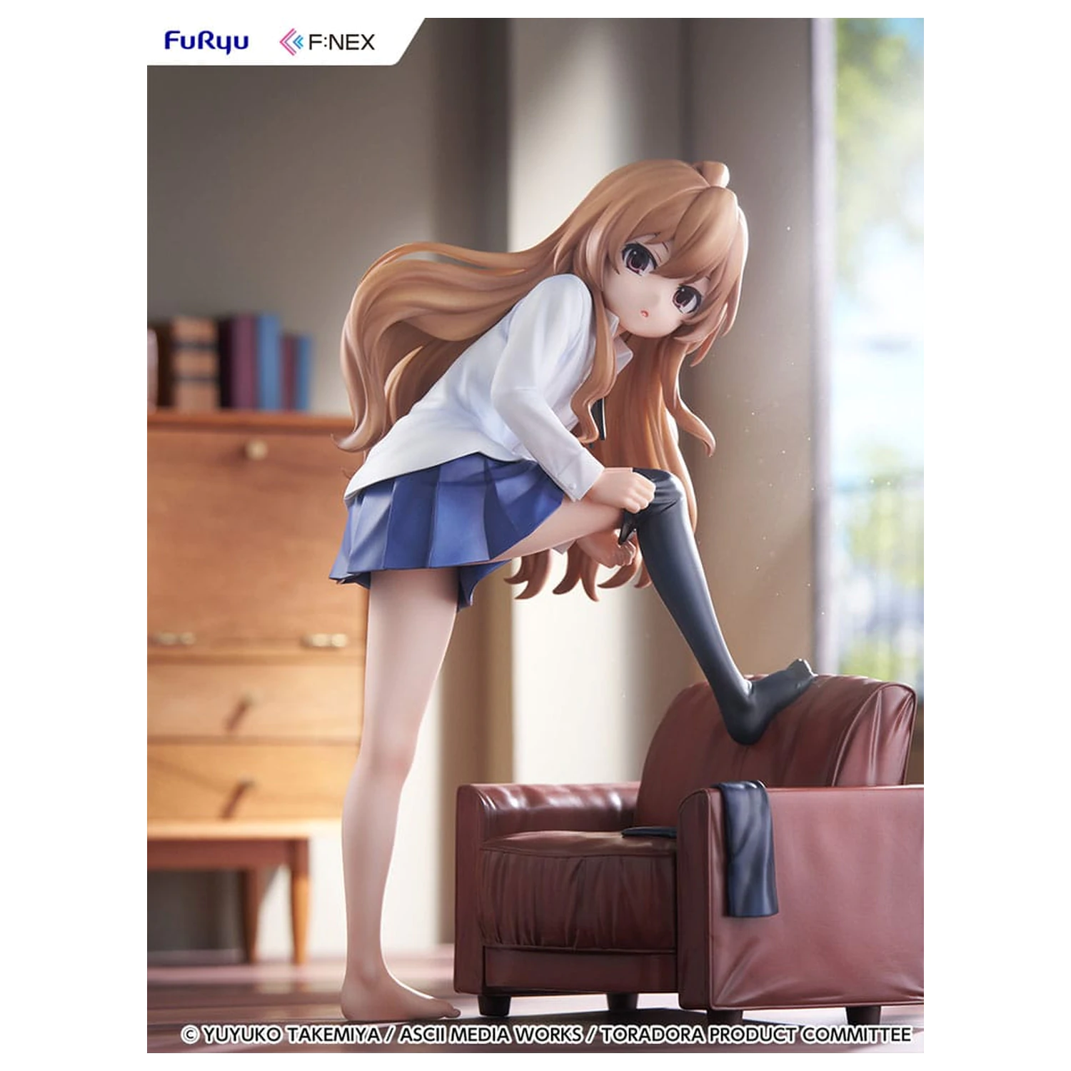 Toradora! F:NEX PVC socha 1/7 Taiga Aisaka 18 cm produktová fotografia