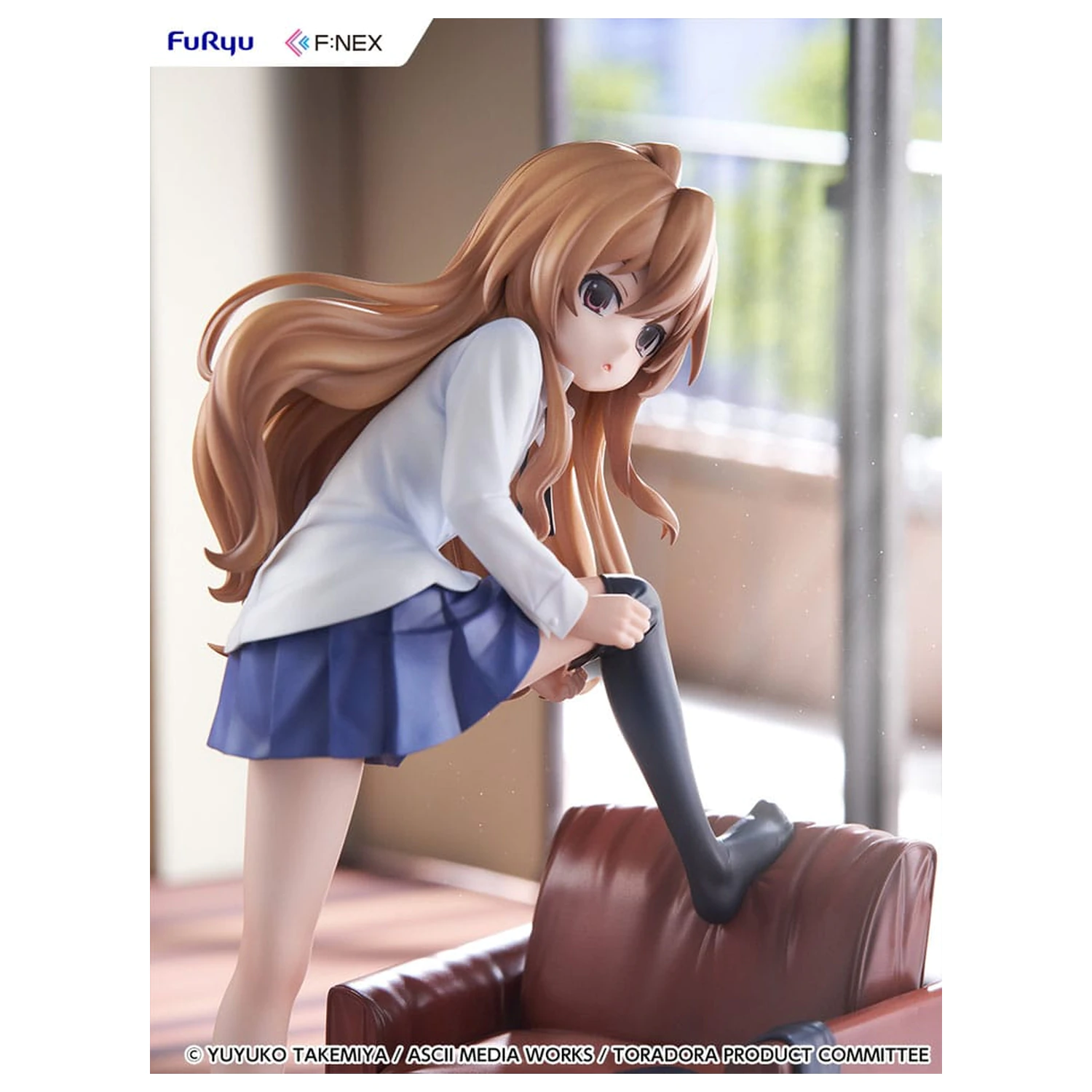 Toradora! F:NEX PVC socha 1/7 Taiga Aisaka 18 cm produktová fotografia