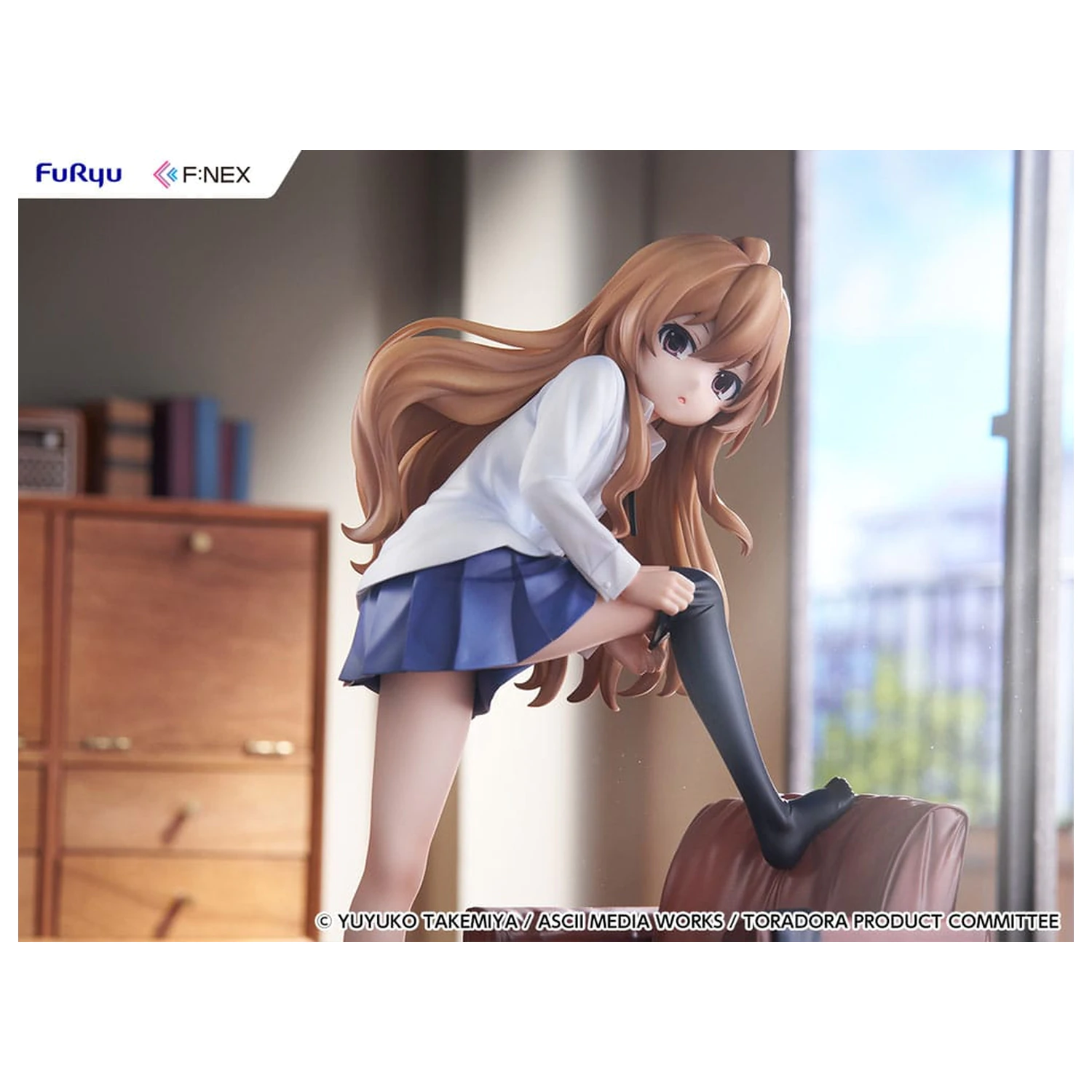 Toradora! F:NEX PVC socha 1/7 Taiga Aisaka 18 cm produktová fotografia