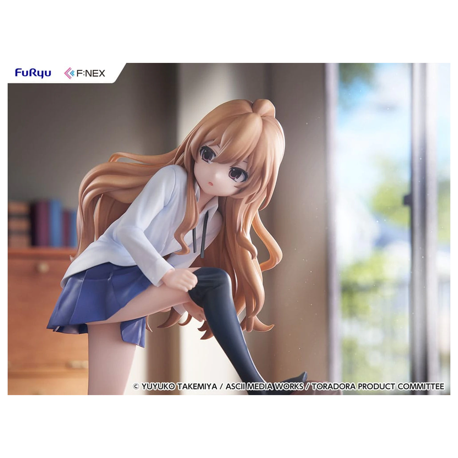 Toradora! F:NEX PVC socha 1/7 Taiga Aisaka 18 cm produktová fotografia