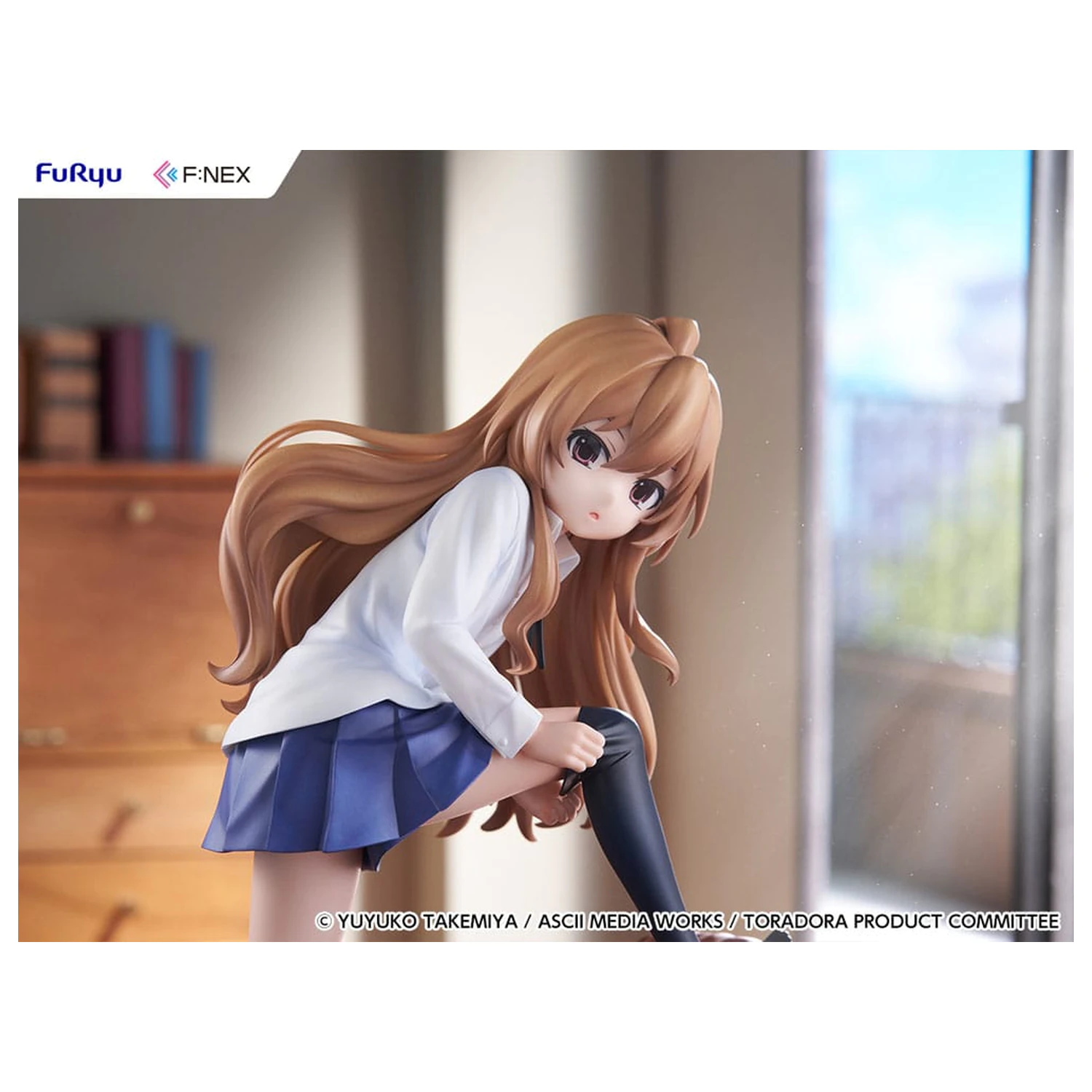 Toradora! F:NEX PVC socha 1/7 Taiga Aisaka 18 cm produktová fotografia