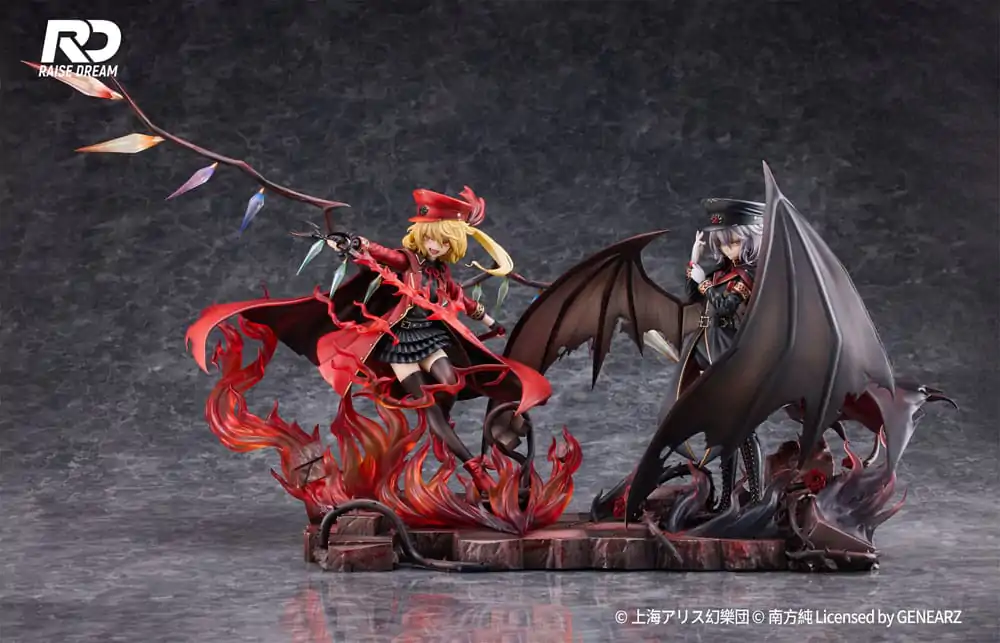 Touhou Project PVC socha 1/6 Remilia Scarlet Vojenská uniforma Ver. 24 cm termékfotó