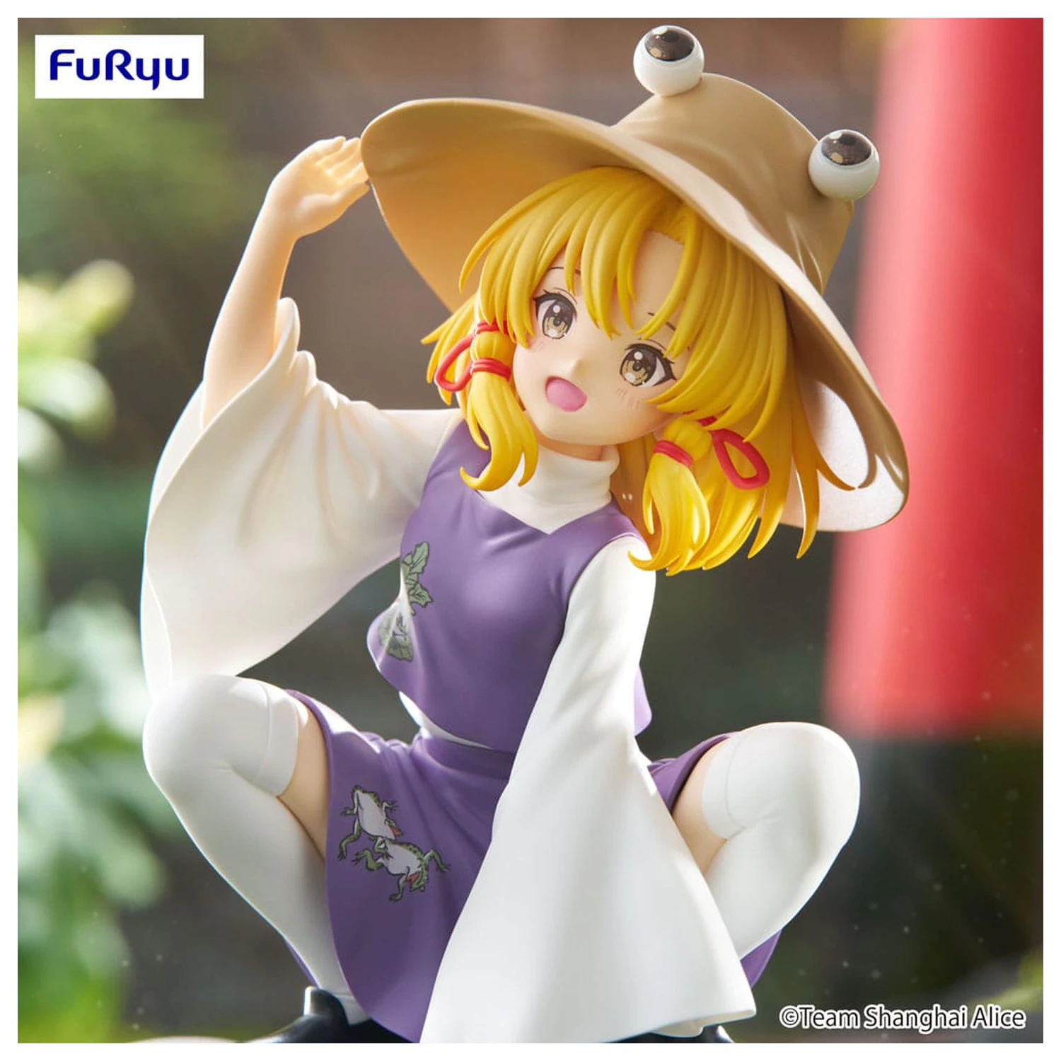 Touhou Project zarážka na rezance PVC socha Suwako Moriya 9 cm produktová fotografia