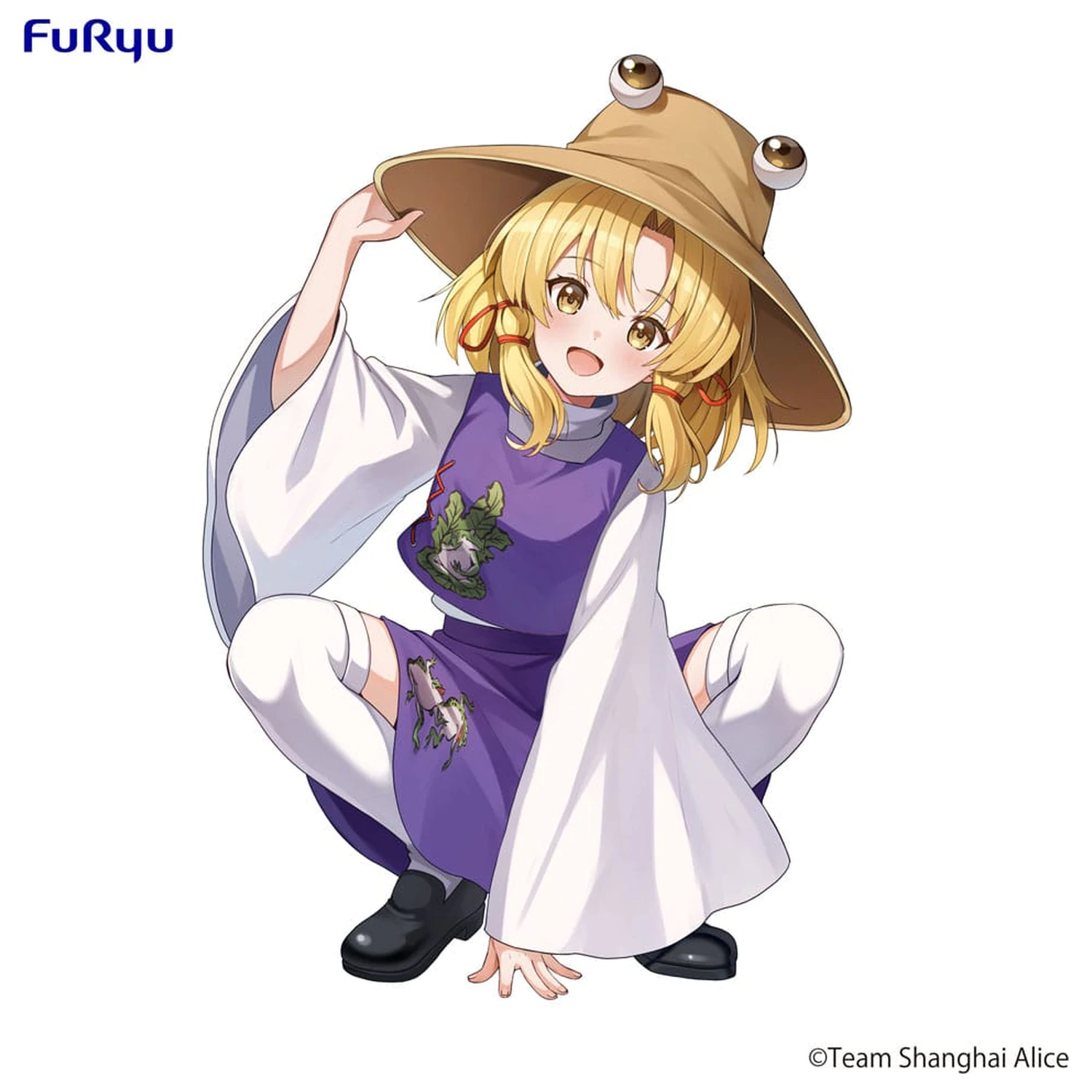 Touhou Project zarážka na rezance PVC socha Suwako Moriya 9 cm produktová fotografia