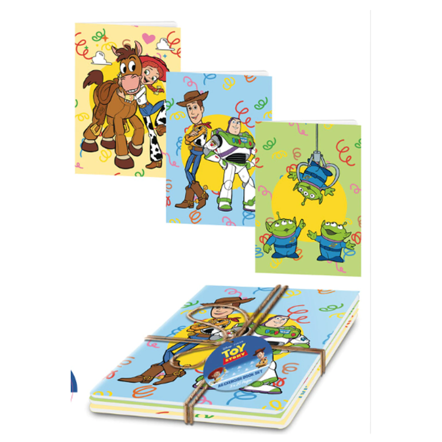 Toy Story Sada 3 cvičebných zošitov produktová fotografia