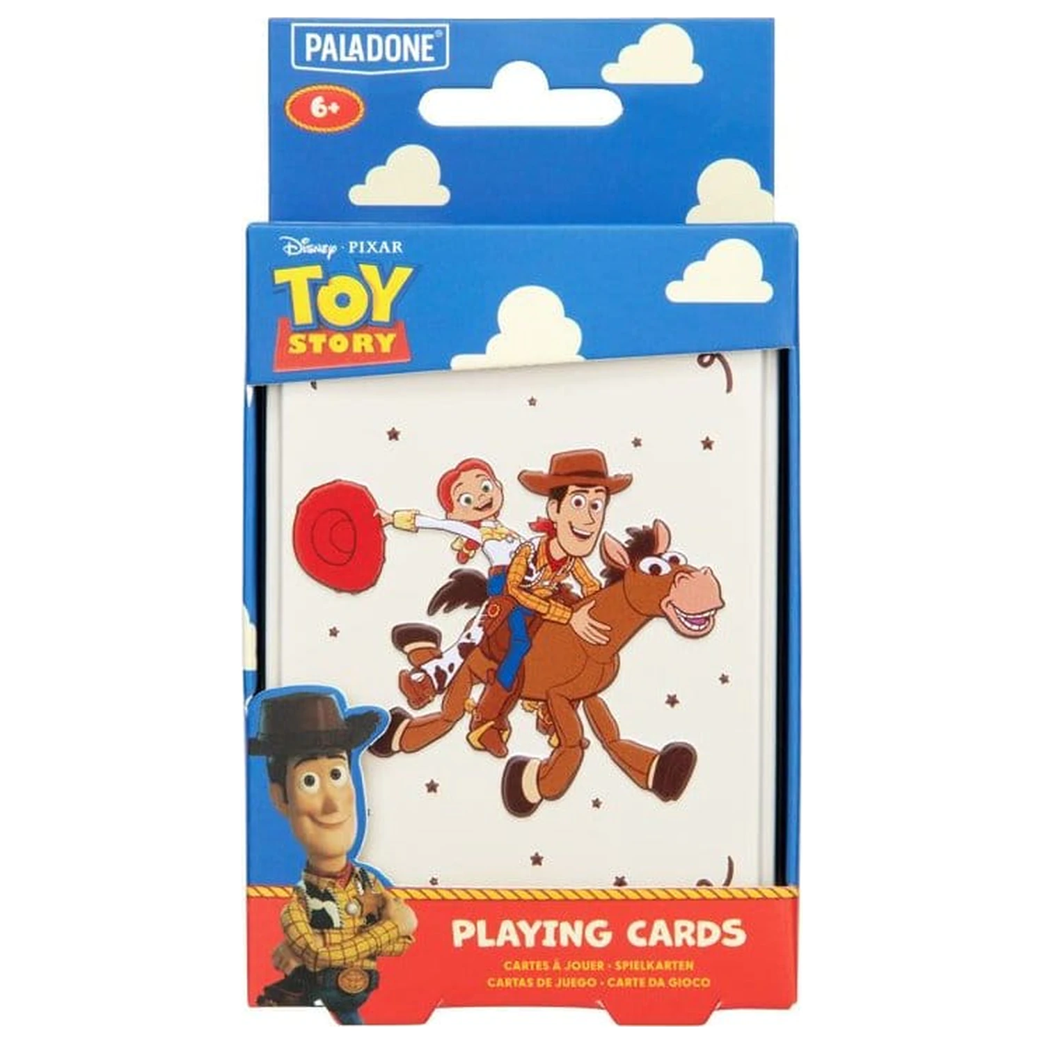 Toy Story hracie karty Cowboy v plechovke produktová fotografia