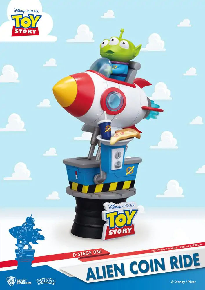 Toy Story D-Stage PVC Dioráma Alien Coin Ride 15 cm produktová fotografia