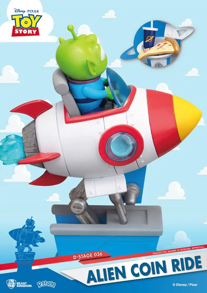 Toy Story D-Stage PVC Dioráma Alien Coin Ride 15 cm produktová fotografia