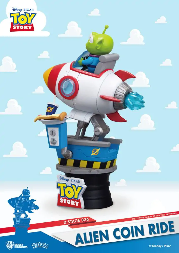 Toy Story D-Stage PVC Dioráma Alien Coin Ride 15 cm produktová fotografia
