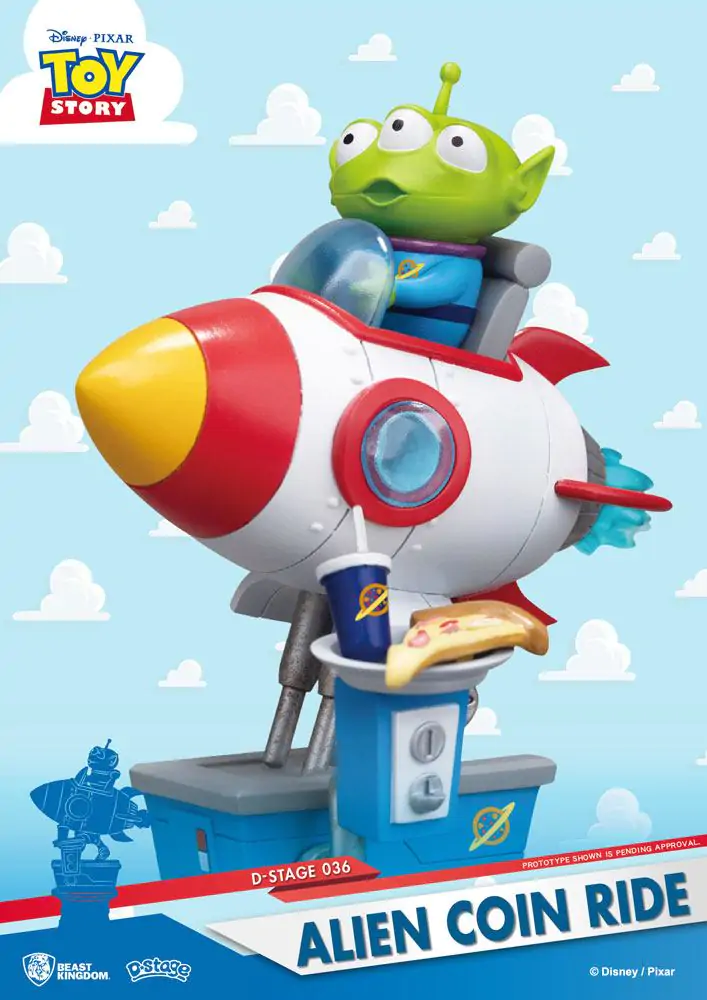 Toy Story D-Stage PVC Dioráma Alien Coin Ride 15 cm produktová fotografia
