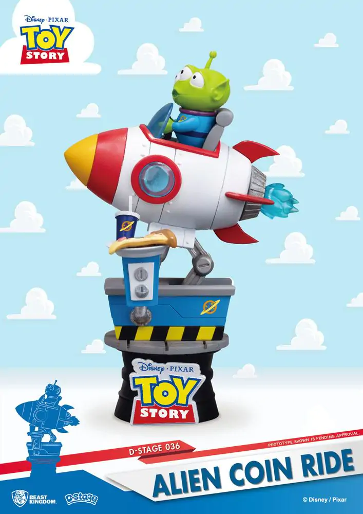 Toy Story D-Stage PVC Dioráma Alien Coin Ride 15 cm produktová fotografia