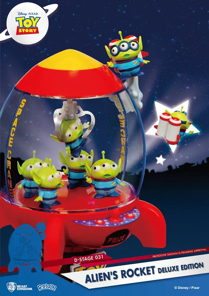 Toy Story D-Stage PVC Dioráma Alien's Rocket Deluxe Edition 15 cm produktová fotografia