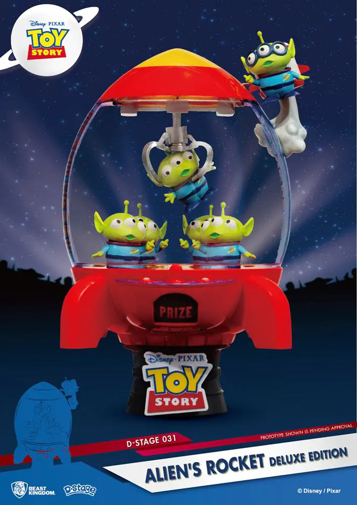 Toy Story D-Stage PVC Dioráma Alien's Rocket Deluxe Edition 15 cm produktová fotografia