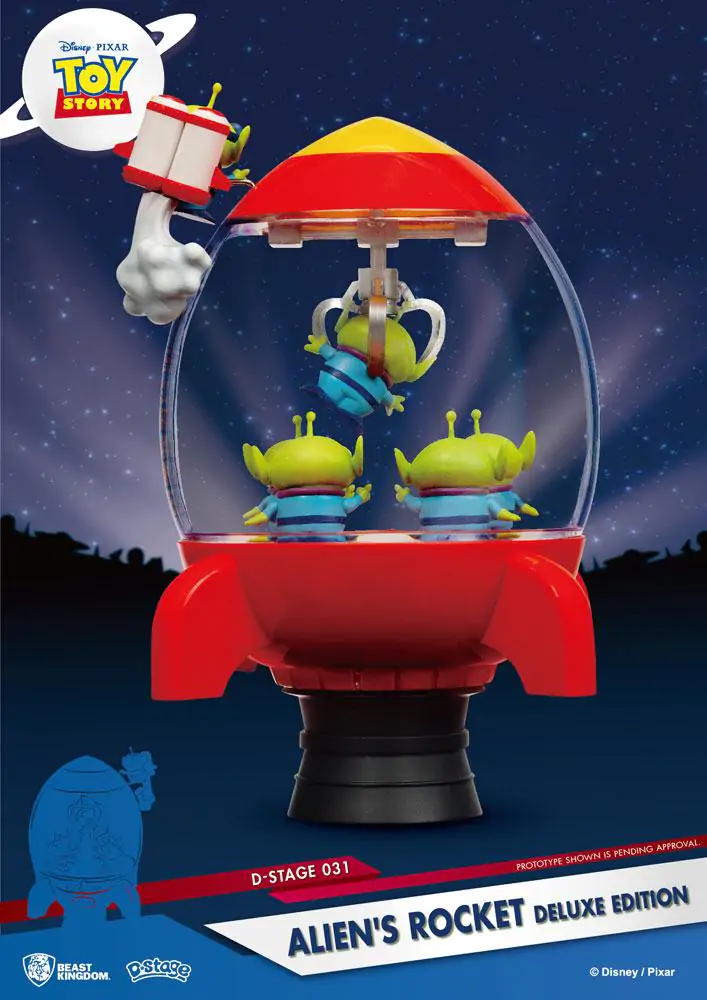 Toy Story D-Stage PVC Dioráma Alien's Rocket Deluxe Edition 15 cm produktová fotografia