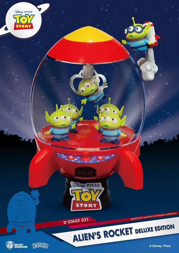 Toy Story D-Stage PVC Dioráma Alien's Rocket Deluxe Edition 15 cm produktová fotografia