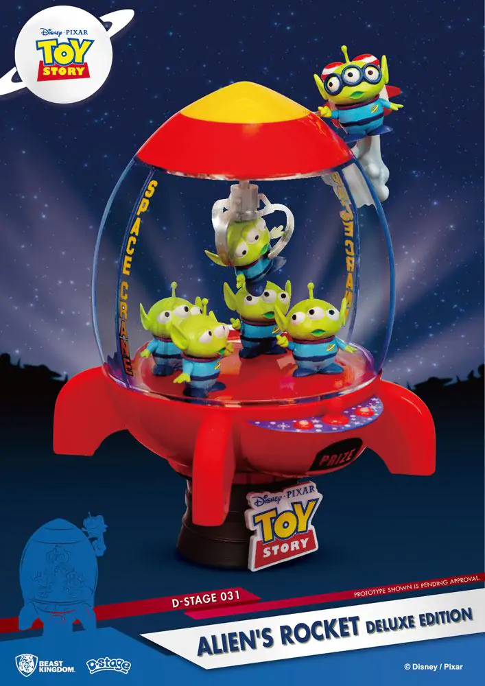 Toy Story D-Stage PVC Dioráma Alien's Rocket Deluxe Edition 15 cm produktová fotografia