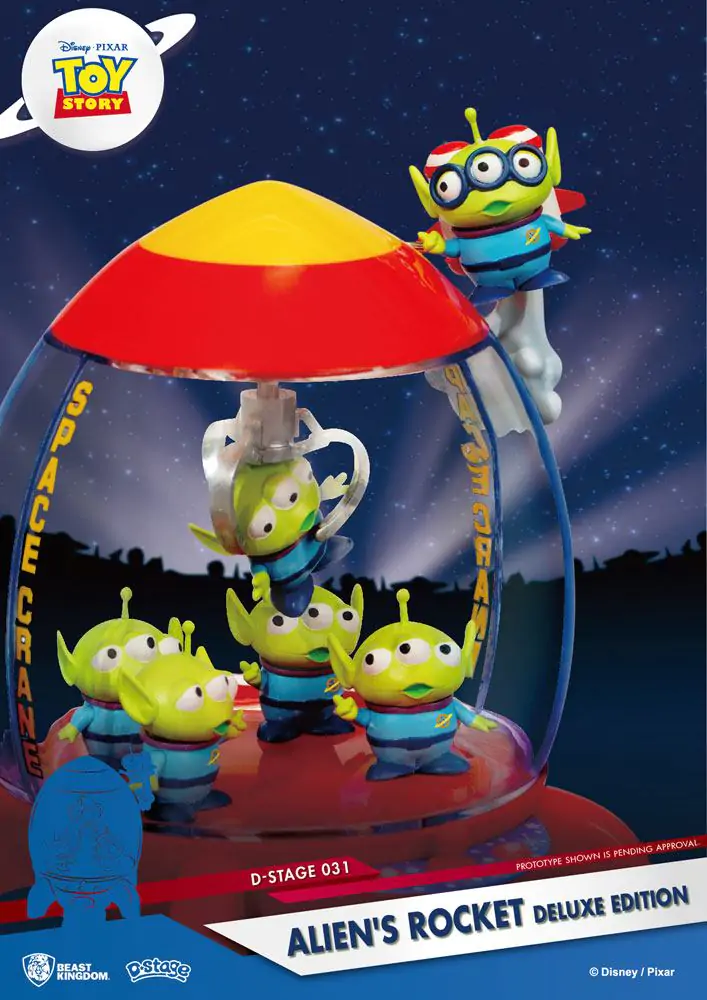 Toy Story D-Stage PVC Dioráma Alien's Rocket Deluxe Edition 15 cm produktová fotografia