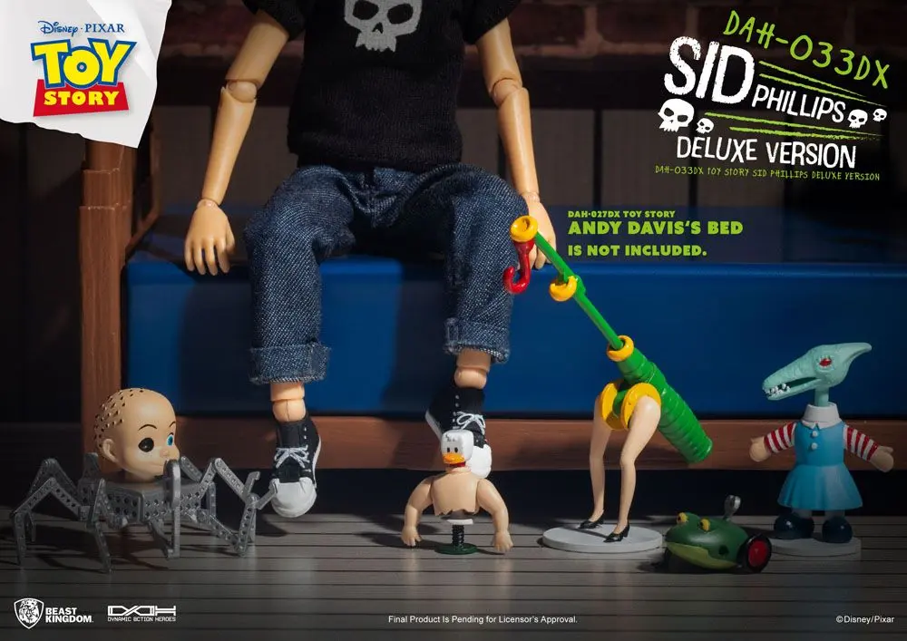 Toy Story Dynamic 8ction Heroes Akčná figúrka Sid Phillips Deluxe verzia 14 cm produktová fotografia