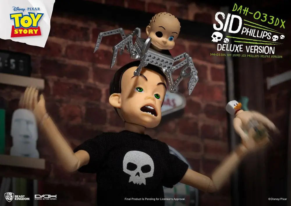 Toy Story Dynamic 8ction Heroes Akčná figúrka Sid Phillips Deluxe verzia 14 cm produktová fotografia