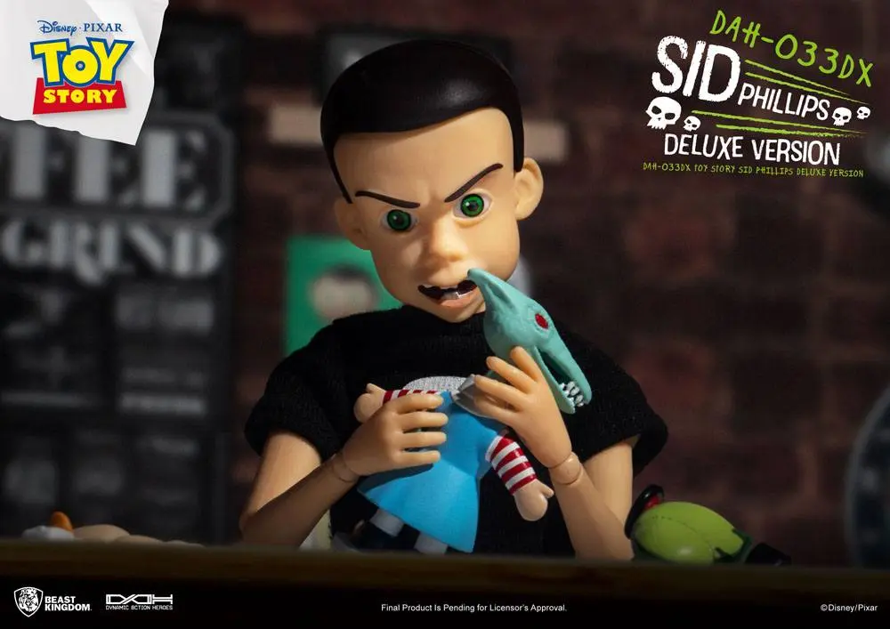 Toy Story Dynamic 8ction Heroes Akčná figúrka Sid Phillips Deluxe verzia 14 cm produktová fotografia