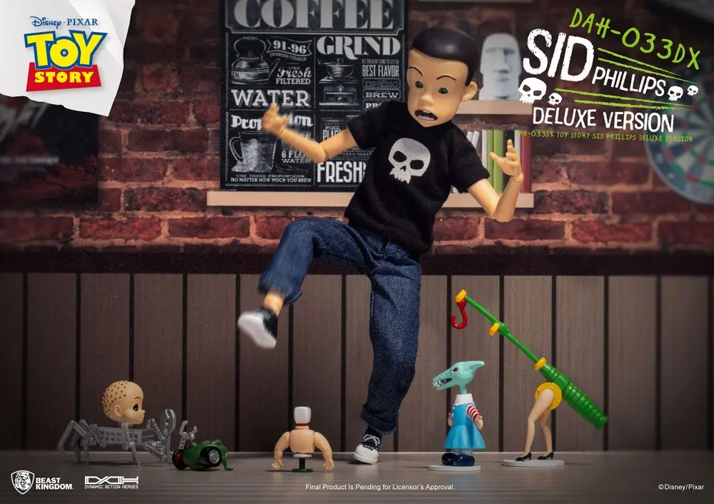 Toy Story Dynamic 8ction Heroes Akčná figúrka Sid Phillips Deluxe verzia 14 cm produktová fotografia