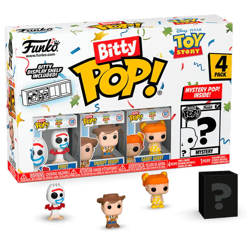 Blister 4 figúrky Bitty POP Disney Toy Story Forky termékfotó