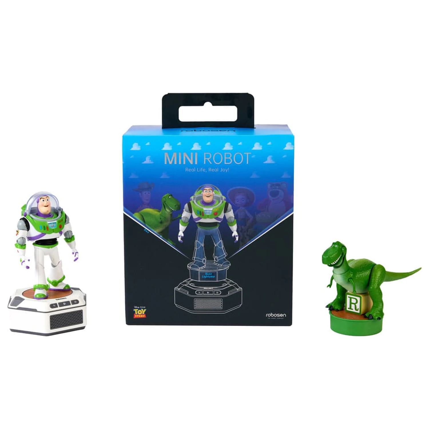 Toy Story interaktívny mini robot 2 balenie Buzz & Rex *anglická verzia* produktová fotografia
