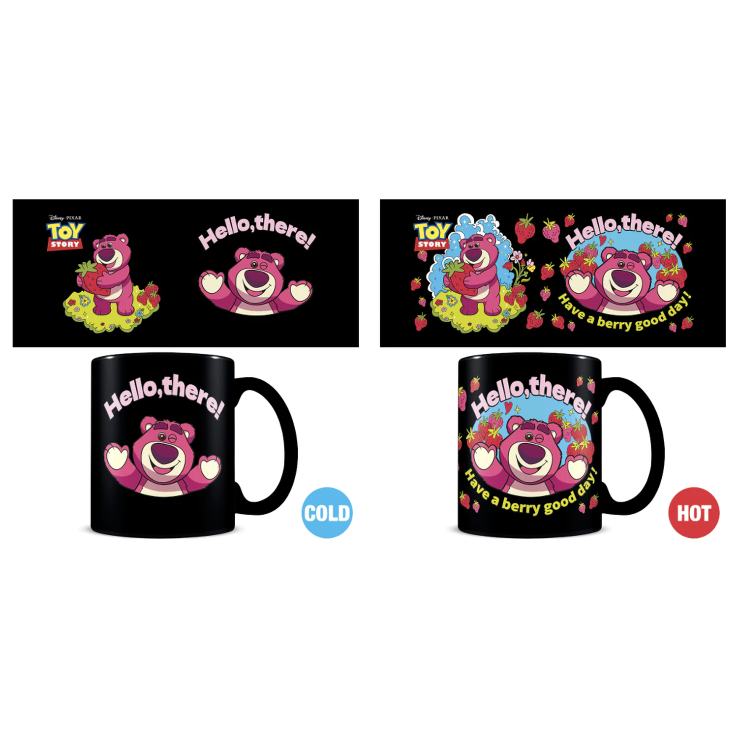Toy Story Lotso hrnček meniaci farbu teplom produktová fotografia