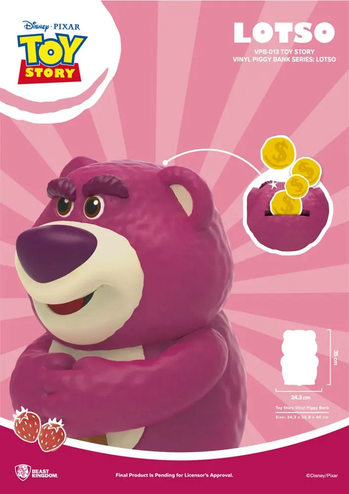 Toy Story Piggy Vinyl Prasiatko Lotso 35 cm produktová fotografia