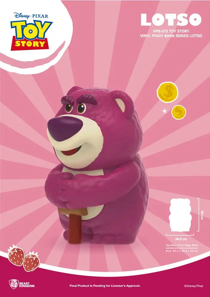 Toy Story Piggy Vinyl Prasiatko Lotso 35 cm produktová fotografia