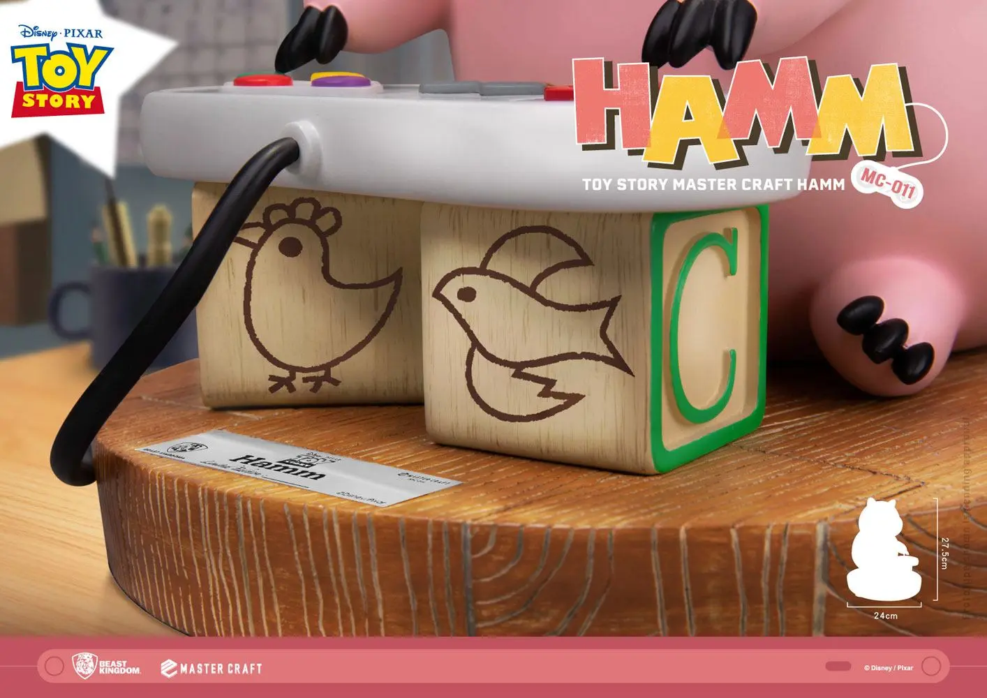 Toy Story Master Craft Socha Hamm 28 cm produktová fotografia