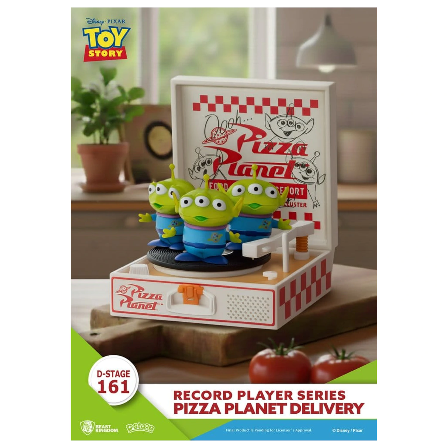 Toy Story Record Player Series PVC figúrka Pizza Planet Delivery 12 cm produktová fotografia