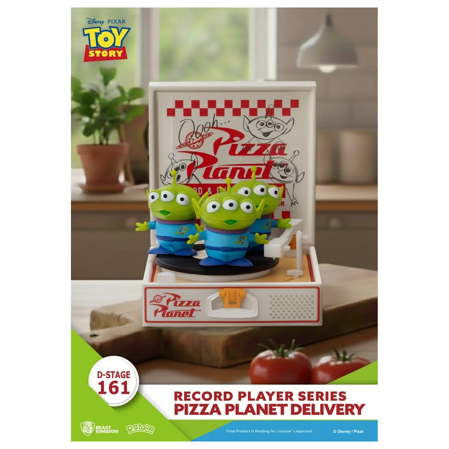 Toy Story Record Player Series PVC figúrka Pizza Planet Delivery 12 cm produktová fotografia