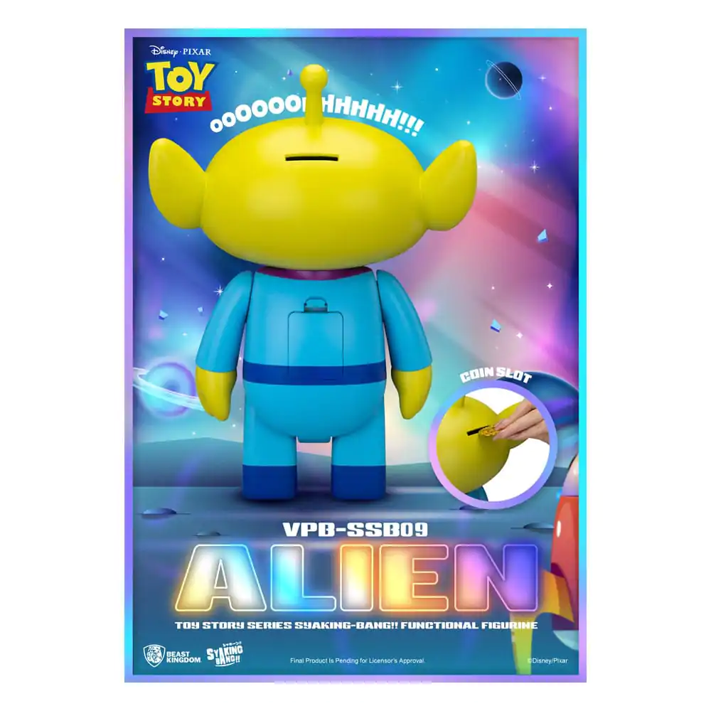 Toy Story Syaking Bang Series PVC pokladnička Alien 33 cm produktová fotografia