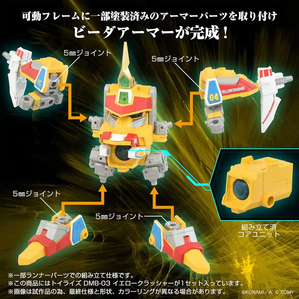 Akčná figúrka Toyrise DMB-03 Yellow Crusher 11 cm produktová fotografia