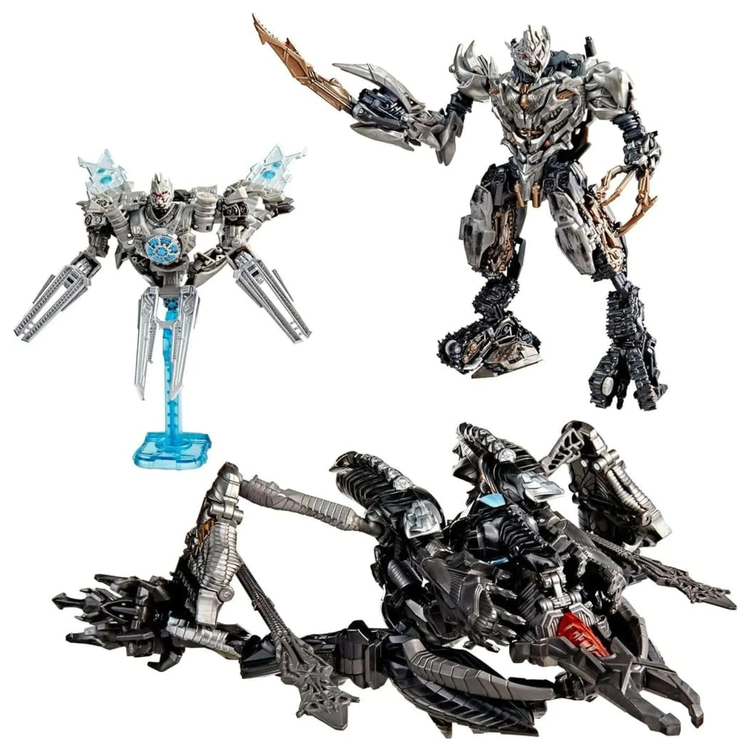 Transformers 2: The Fallen, Megatron & Soundwave sada 3 figúrok produktová fotografia