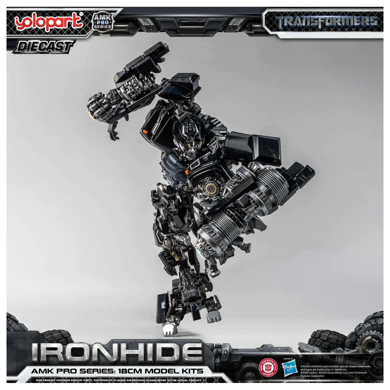 Transformers (2007) AMK PRO Series Plastový model kit Ironhide 18 cm produktová fotografia