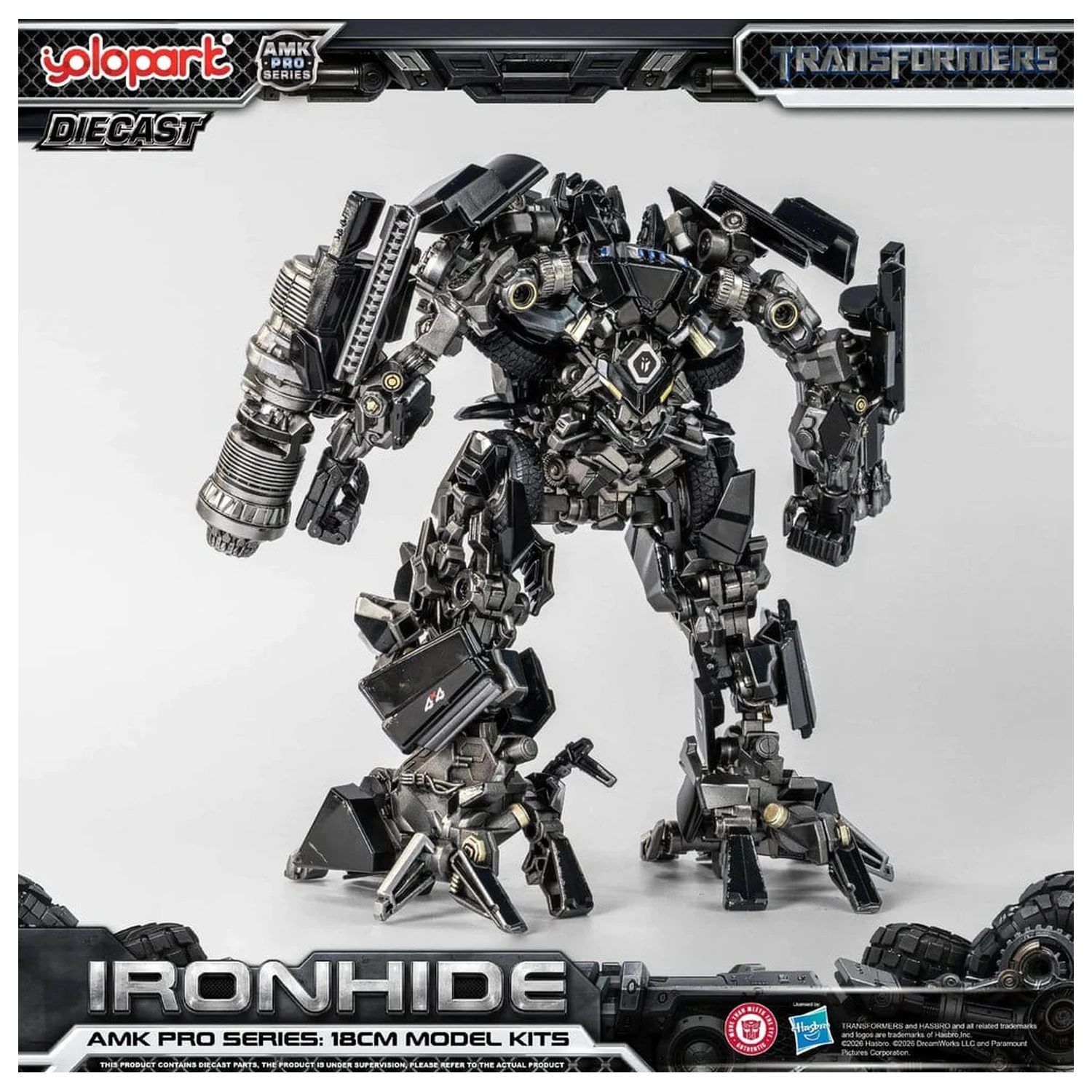 Transformers (2007) AMK PRO Series Plastový model kit Ironhide 18 cm produktová fotografia
