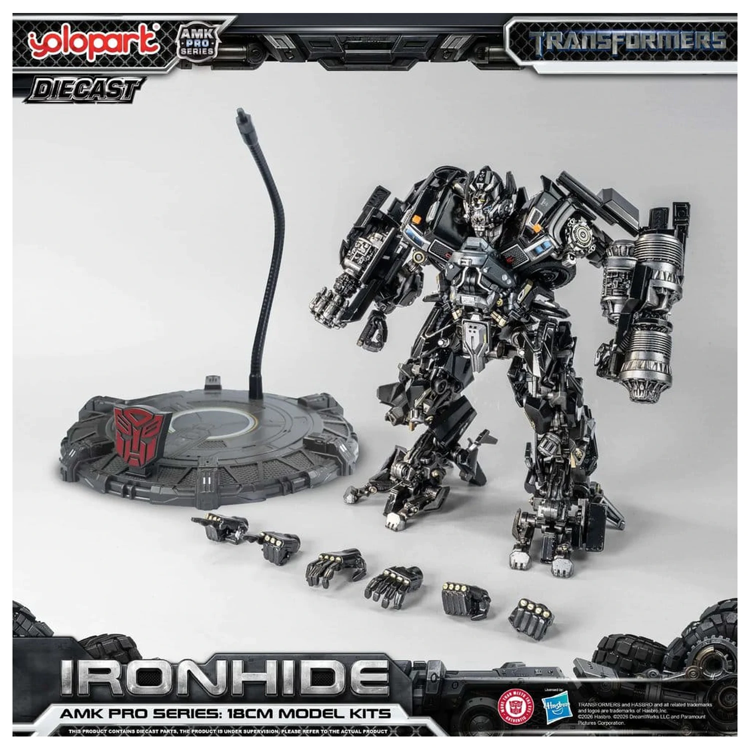 Transformers (2007) AMK PRO Series Plastový model kit Ironhide 18 cm produktová fotografia