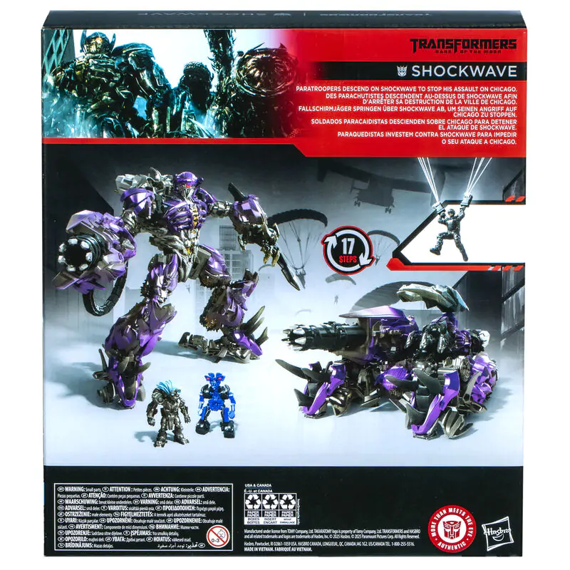 Transformers Age of Extinction Studio Series Shockwave figúrka 21 cm produktová fotografia