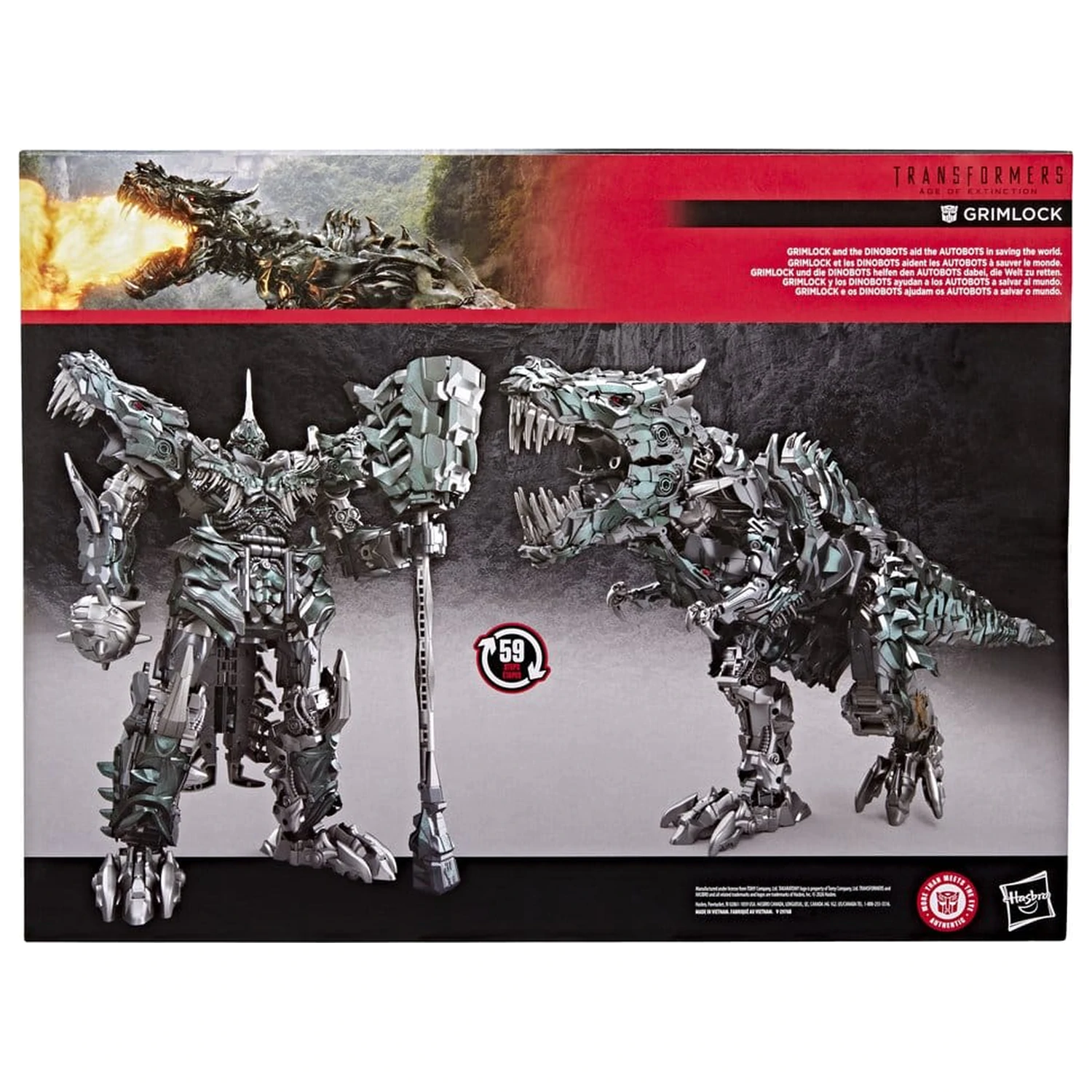 Transformers: Age of Extinction Studio Series Titan Class Akčná figúrka Grimlock 38 cm produktová fotografia