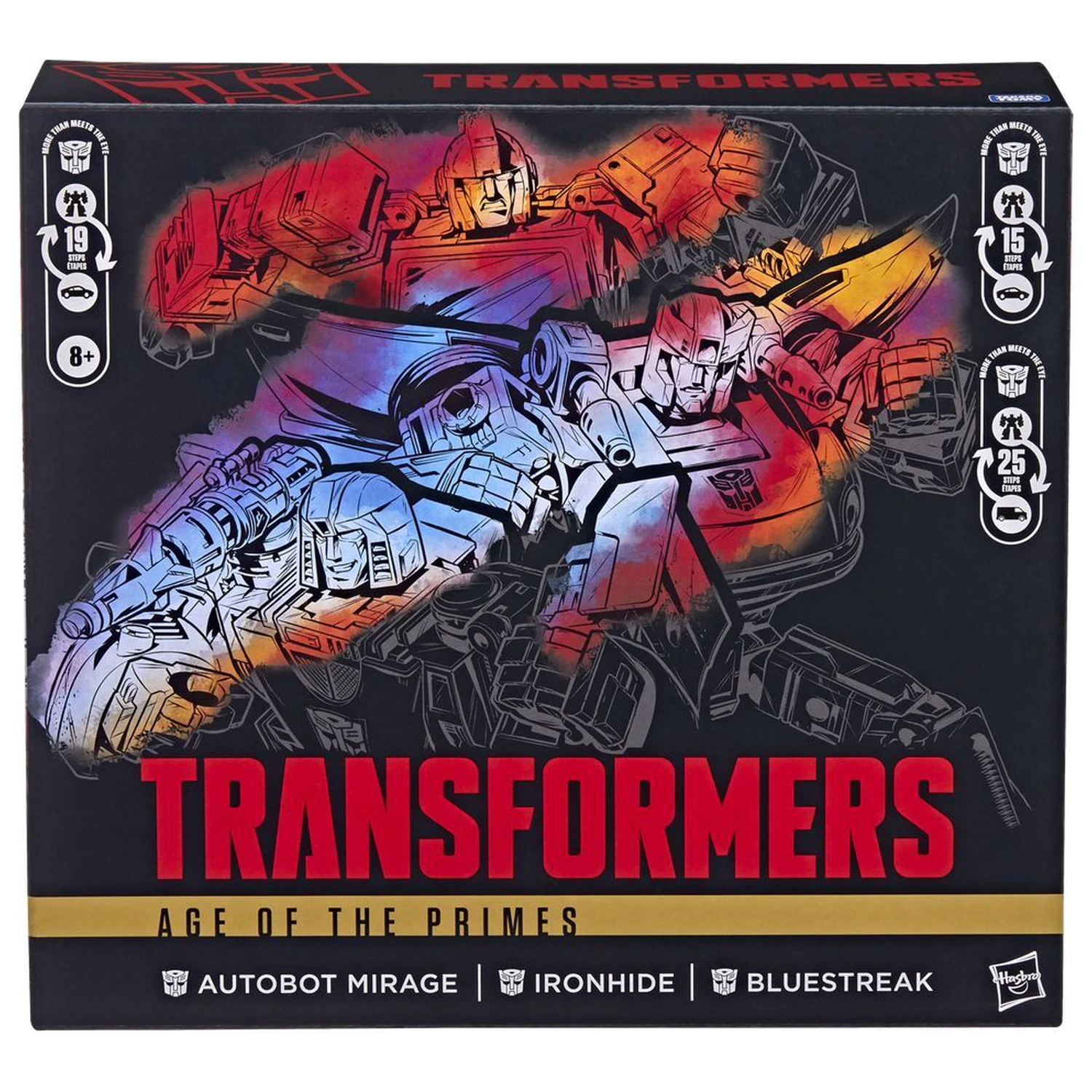 Transformers Age of the Primes Atobot Mirage & Ironhide & Bluestreak set 3 figúrok 13-15cm produktová fotografia