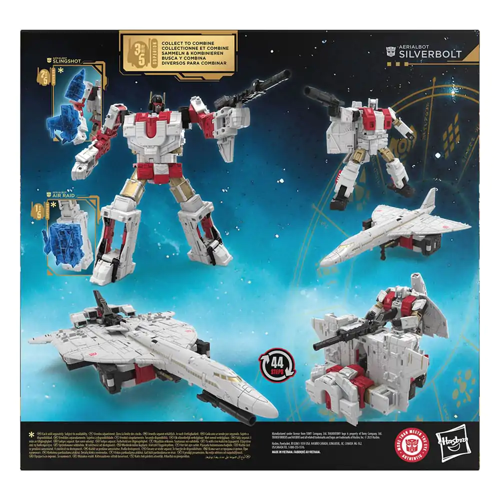 Transformers Age of the Primes Commander Class Akčná figúrka Aerialbot Silverbot 18 cm produktová fotografia